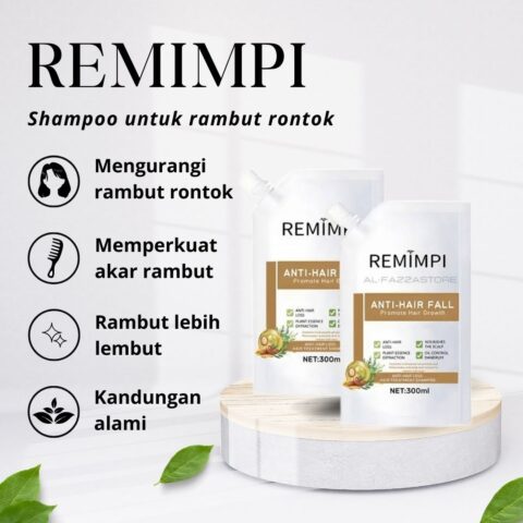 Shampoo Perawatan Anti Rontok Anti Ketombe Memperkuat Akar Mempercepat Pertumbuhan